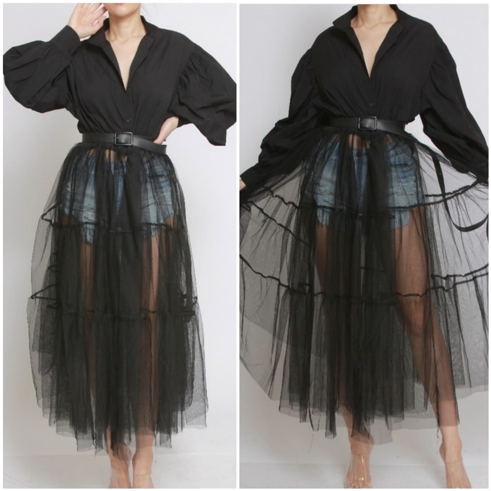 Tulle bottom top